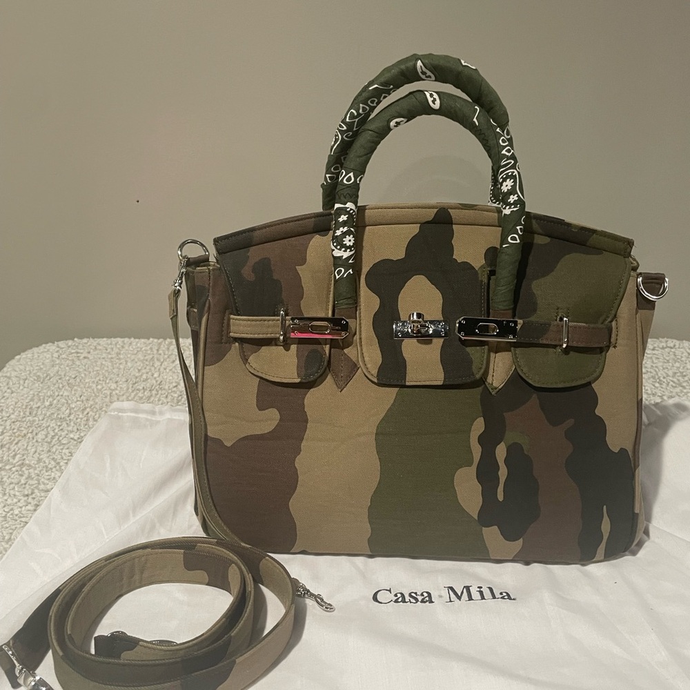 Camouflage Satchel Bag